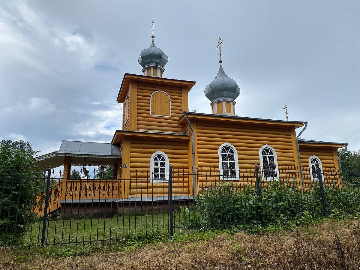 фасады. Церковь иконы Божией Матери "Знамение", Дубровно (Порховский район, Псковская область)