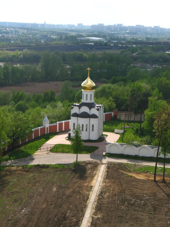 Николо-Угрешский монастырь. Церковь Пимена Угрешского, Дзержинский (Люберецкий городской округ, гг. Лыткарино, Котельники, Московская область). дополнительная информация, Вид с колокольни
