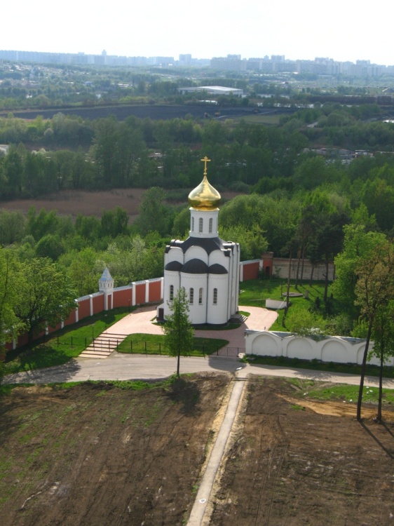 Дзержинский. Николо-Угрешский монастырь. Церковь Пимена Угрешского. дополнительная информация, Вид с колокольни