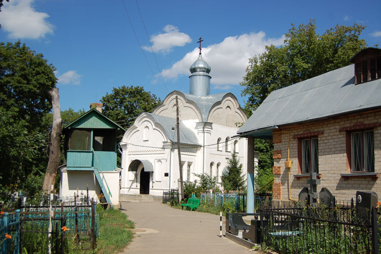 Церковь Воскресения Христова на Афанасьевском кладбище (новая), Орёл (Орёл, город, Орловская область). общий вид в ландшафте