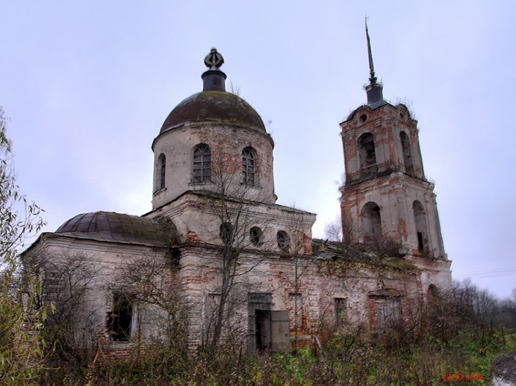 Церковь Зачатия Анны, Зобнино (Кашинский городской округ, Тверская область). фасады