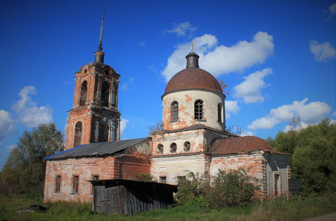 Церковь Зачатия Анны, Зобнино (Кашинский городской округ, Тверская область). фасады
