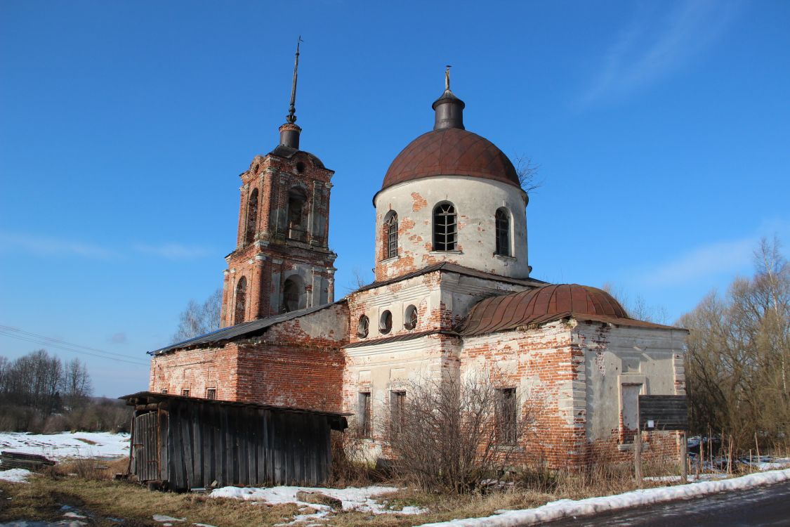 Зобнино. Церковь Зачатия Анны. фасады