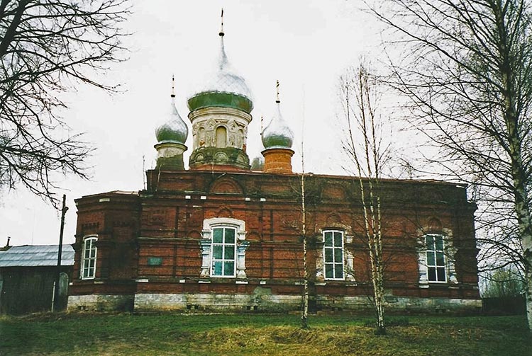 Филиппово. Церковь Сергия Радонежского. фасады, вид с севера