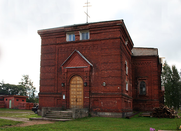 Церковь Александра Невского, Окуловка (Окуловский район, Новгородская область). фасады, Западный фасад