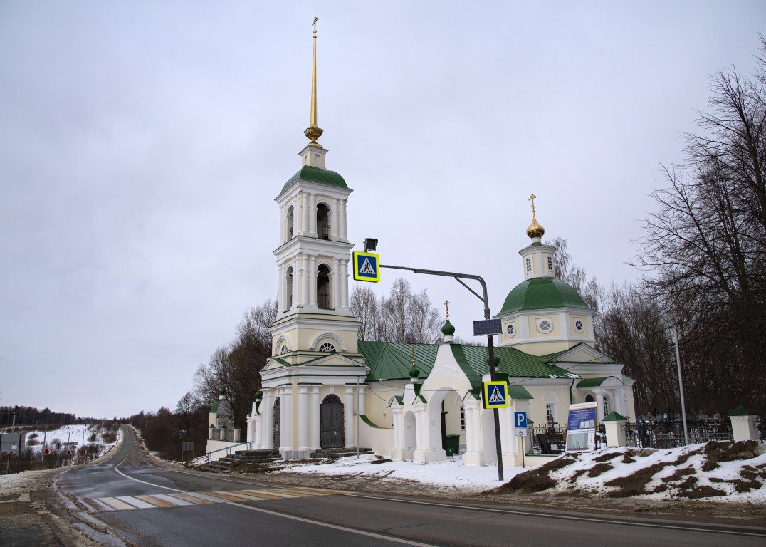 Церковь Преображения Господня, Спас-Угол (Талдомский городской округ и г. Дубна, Московская область). фасады