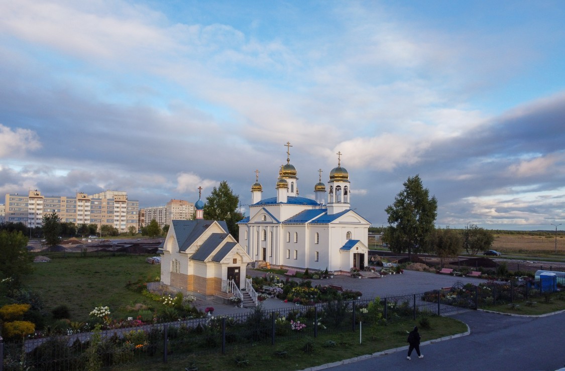 Церковь Владимирской иконы Божией Матери, Северодвинск (Северодвинск, город, Архангельская область). общий вид в ландшафте