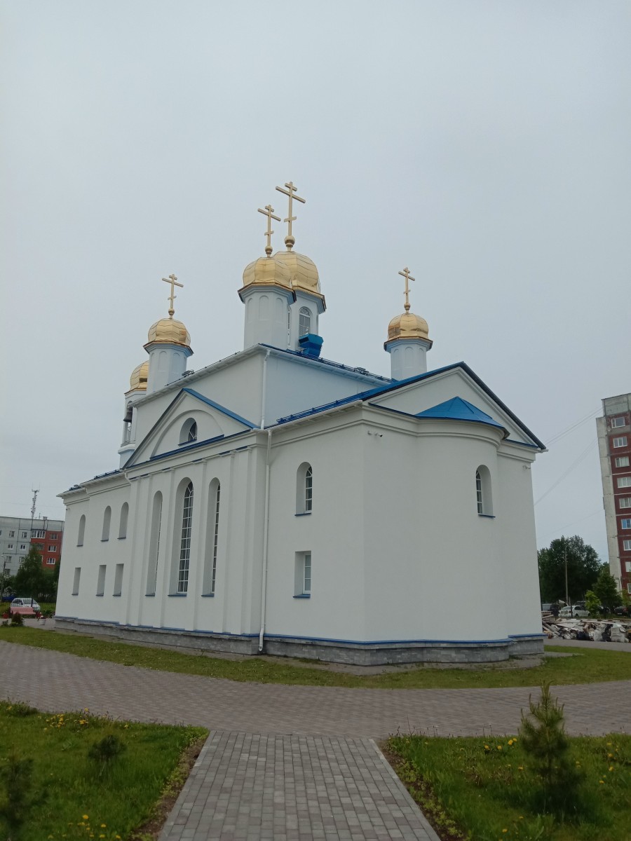 Северодвинск. Церковь Владимирской иконы Божией Матери. фасады