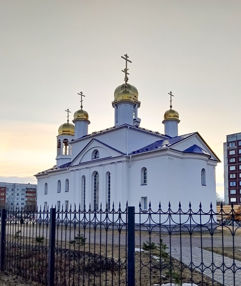 Северодвинск. Церковь Владимирской иконы Божией Матери. фасады