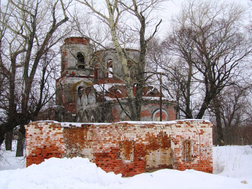 Церковь Казанской иконы Божией Матери, Свищёво (Пителинский район, Рязанская область). фасады, вид с востока