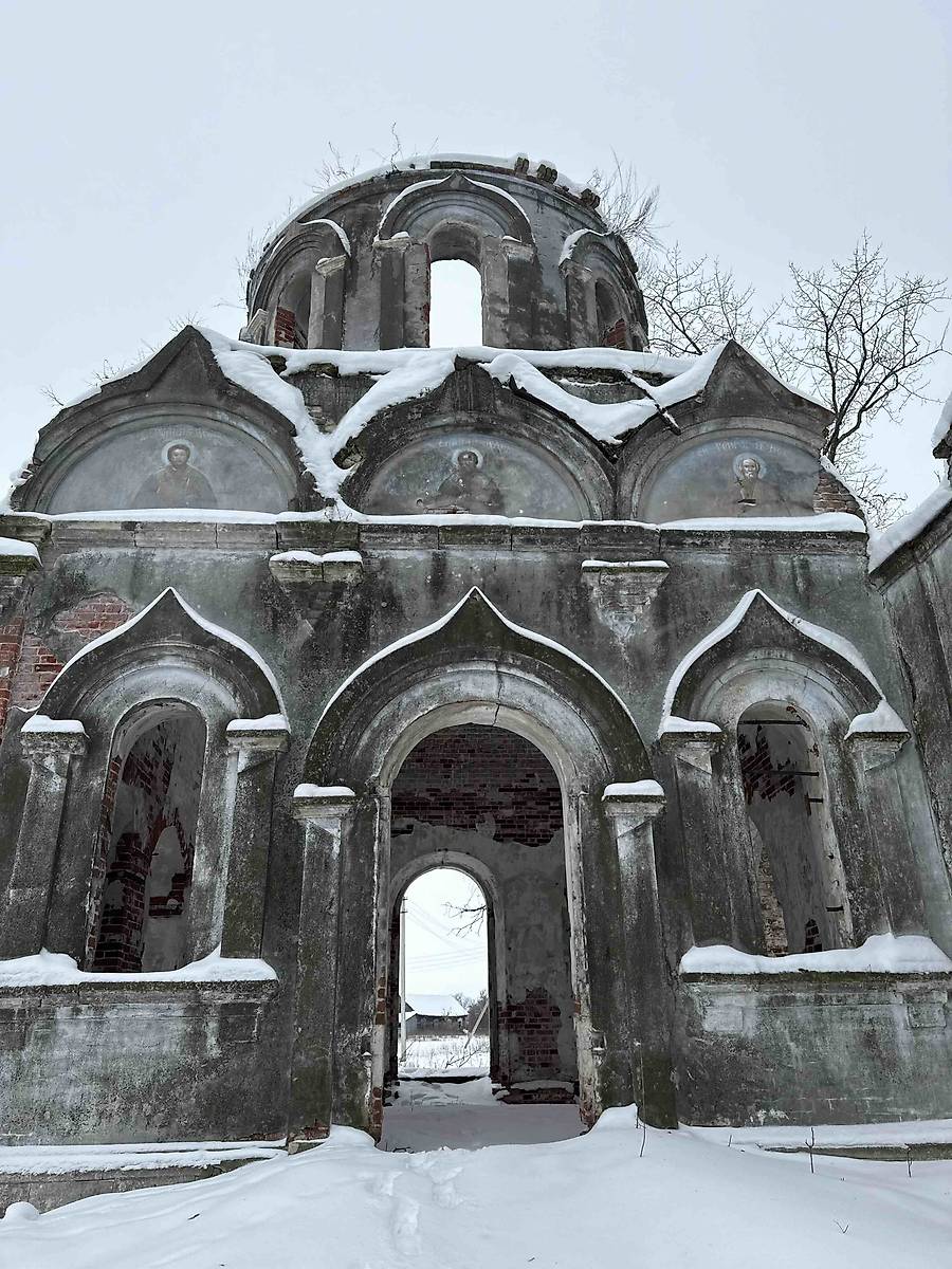 архитектурные детали. Церковь Казанской иконы Божией Матери, Свищёво (Пителинский район, Рязанская область)