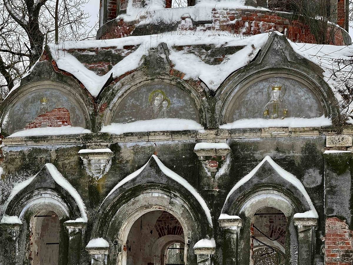 архитектурные детали. Церковь Казанской иконы Божией Матери, Свищёво (Пителинский район, Рязанская область)