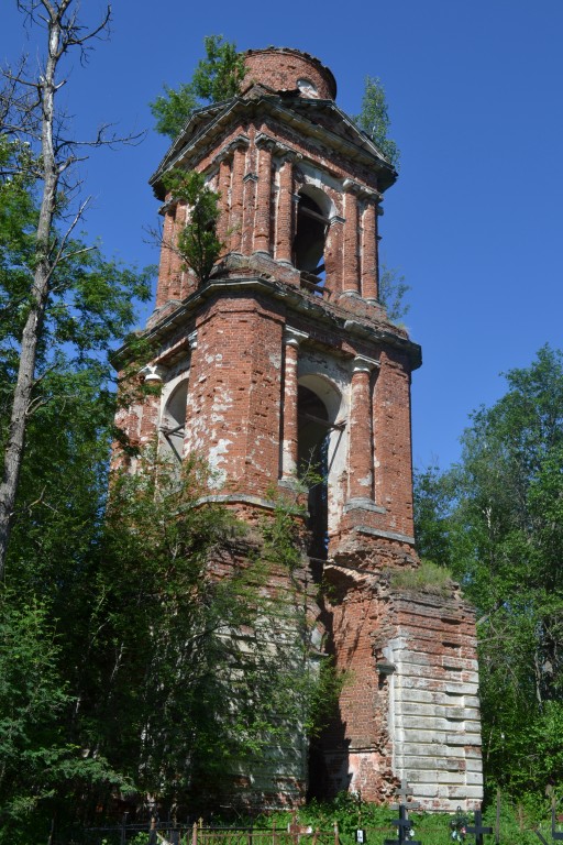 Воскресенский погост. Колокольня церкви Воскресения Христова. фасады, Колокольня церкви Воскресения Христова.