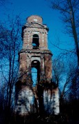 Колокольня церкви Воскресения Христова, 1994<br>, Воскресенский погост, Калязинский район, Тверская область