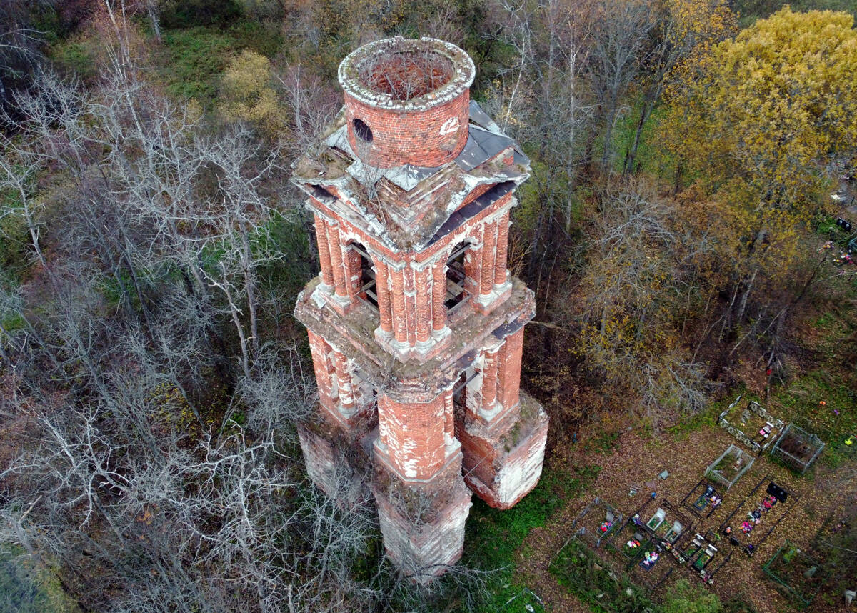 Церковь Воскресения Христова, Воскресенский погост (Калязинский район, Тверская область). фасады