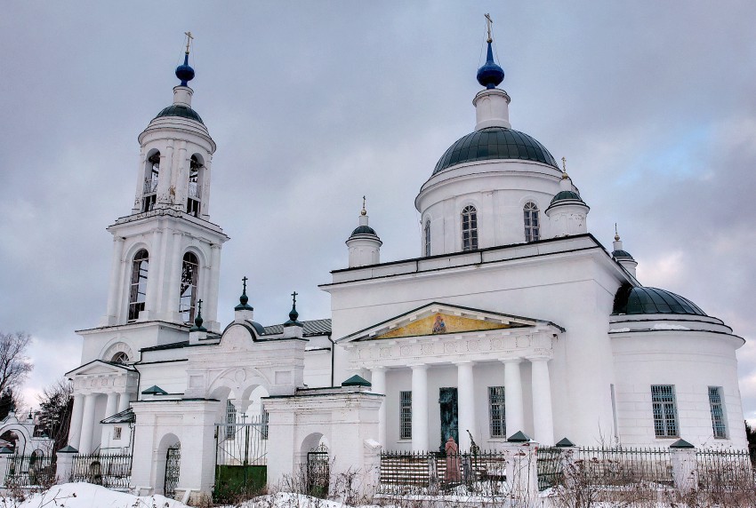 Церковь Вознесения Господня, Борщево (Клинский городской округ, Московская область). фасады