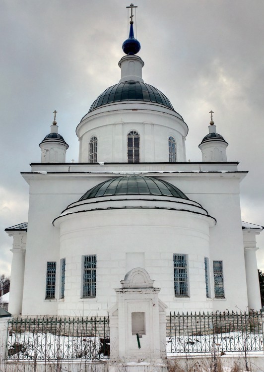 Церковь Вознесения Господня, Борщево (Клинский городской округ, Московская область). фасады
