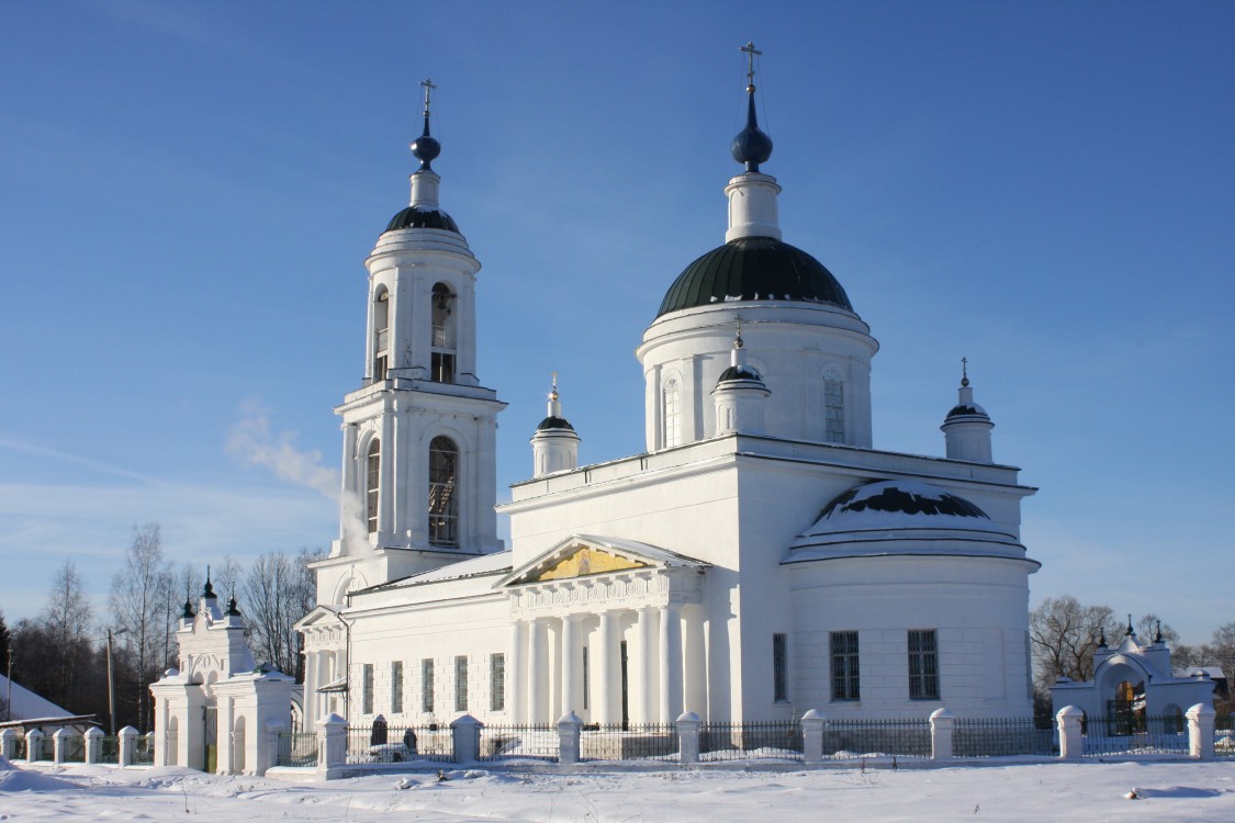 Церковь Вознесения Господня, Борщево (Клинский городской округ, Московская область). фасады