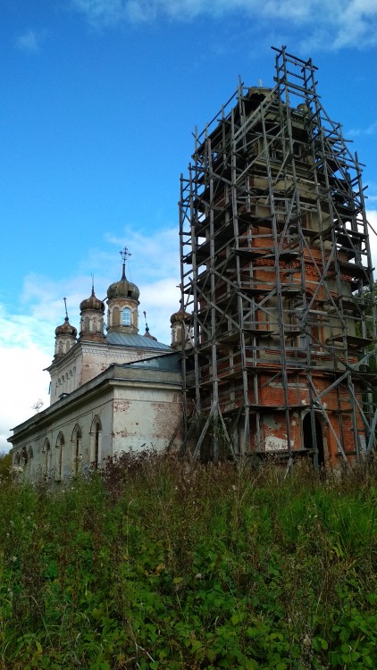 Подтеребово. Церковь Георгия Победоносца. документальные фотографии