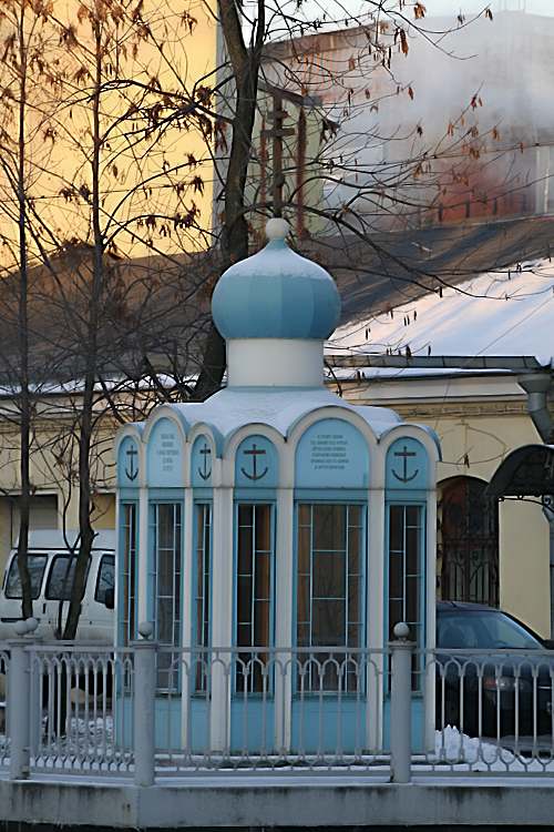 Часовня Николая Чудотворца при Адмиралтейских верфях, Адмиралтейский район (Санкт-Петербург, г. Санкт-Петербург). общий вид в ландшафте