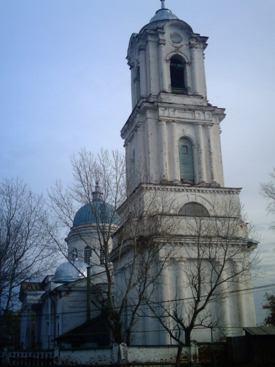 Красный Бор. Церковь Троицы Живоначальной. архитектурные детали, Вид с западной стороны