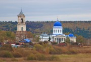 Церковь Троицы Живоначальной, Вид с трассы Арзамас-Саранск<br>, Красный Бор, Шатковский район, Нижегородская область