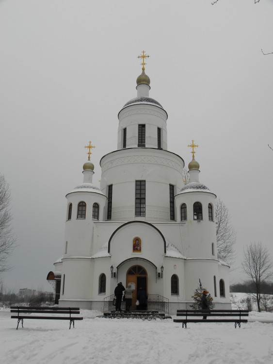 Церковь Минской иконы Божией Матери, Минск (Минск, город, Беларусь, Минская область). общий вид в ландшафте