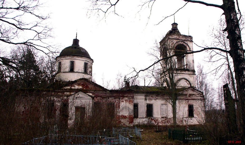 Церковь Михаила Архангела, Боровно (Окуловский район, Новгородская область). фасады