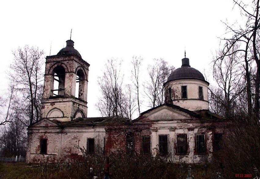 Церковь Михаила Архангела, Боровно (Окуловский район, Новгородская область). фасады