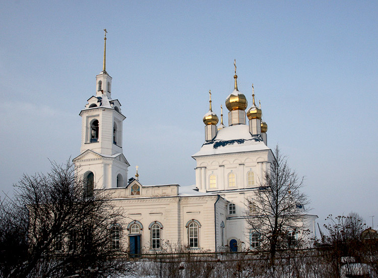 Церковь Спаса Преображения, Спасское (Калязинский район, Тверская область). фасады