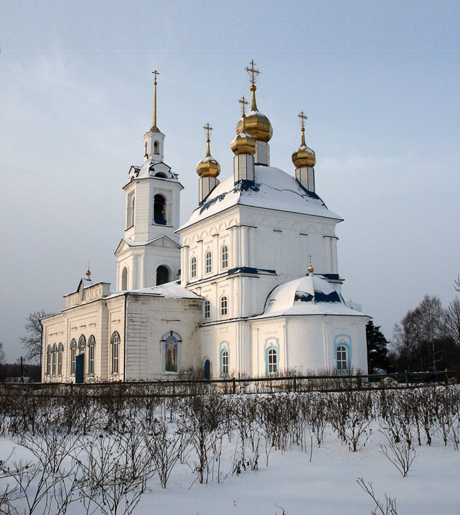 Церковь Спаса Преображения, Спасское (Калязинский район, Тверская область). фасады