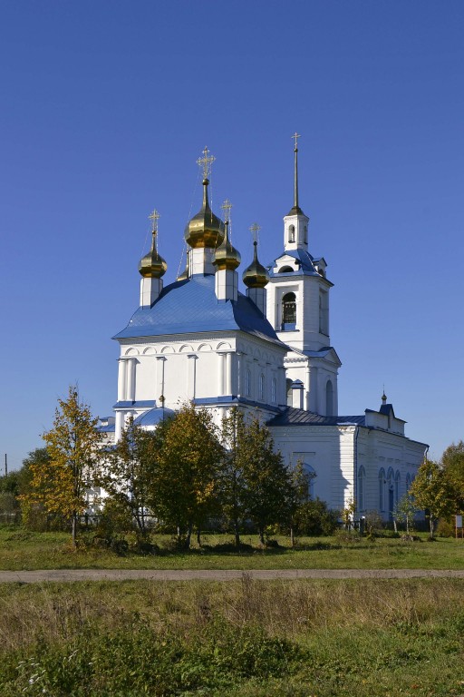 Спасское. Церковь Спаса Преображения. фасады