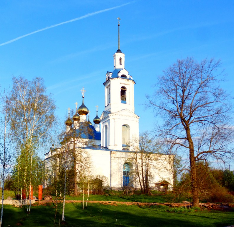 Спасское. Церковь Спаса Преображения. фасады