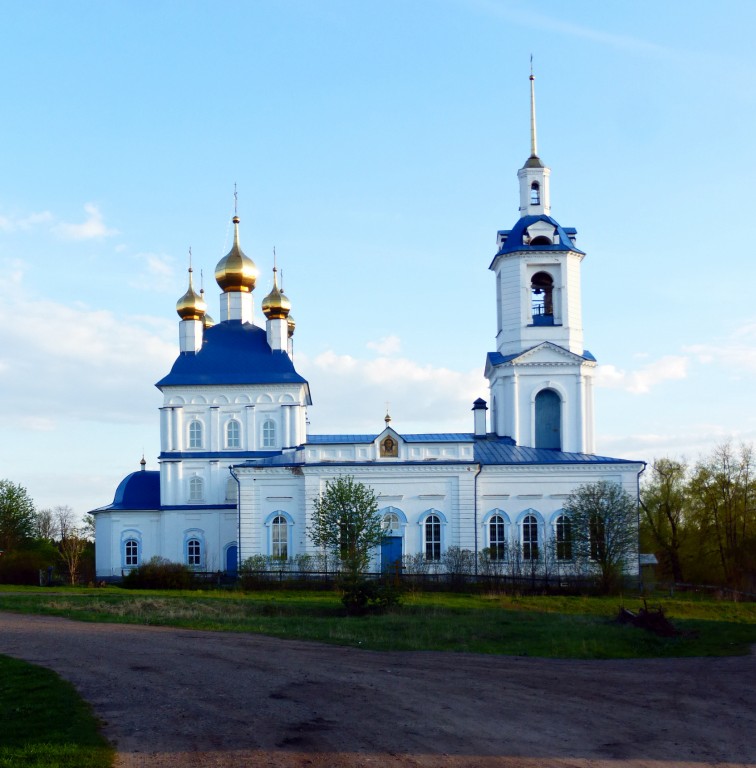 Спасское. Церковь Спаса Преображения. фасады