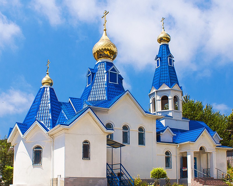 Джубга. Церковь Успения Пресвятой Богородицы. фасады