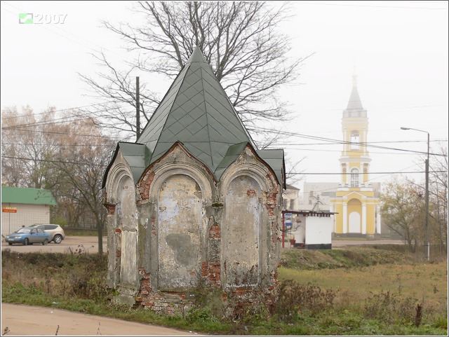 Часовня Космы и Дамиана, Черкутино (Собинский район, Владимирская область). фасады, Вид с запада