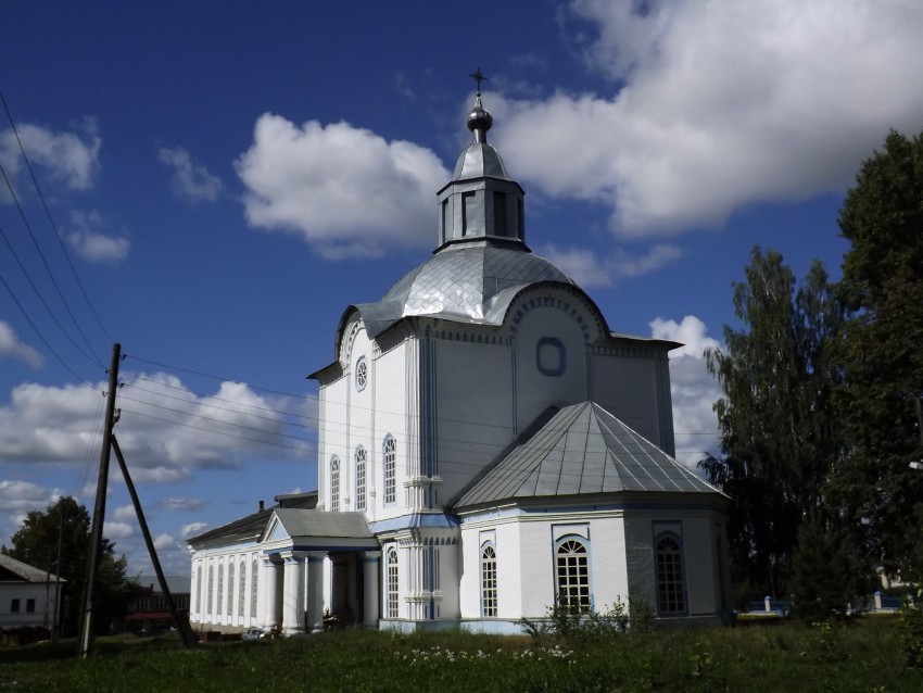 Церковь Спаса Нерукотворного Образа, Кумёны (Кумёнский район, Кировская область). фасады, Со стороны алтаря