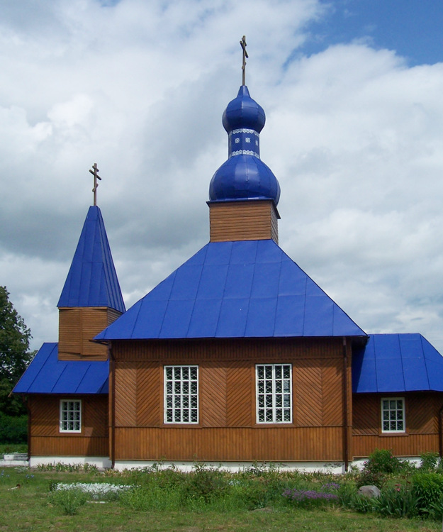 Казимирово. Успенский женский монастырь. общий вид в ландшафте