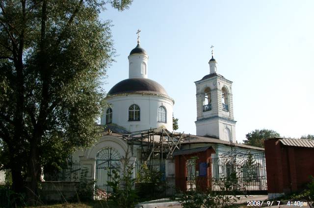 Церковь Тихвинской иконы Божией Матери в Среднем, Ступино (Ступинский городской округ, Московская область). фасады, -