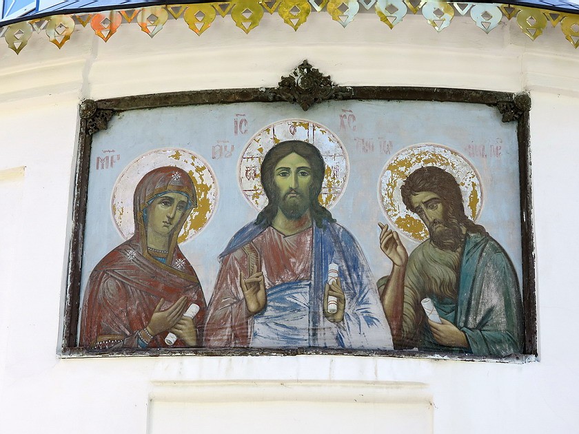Церковь Тихвинской иконы Божией Матери в Среднем, Ступино (Ступинский городской округ, Московская область). фасады