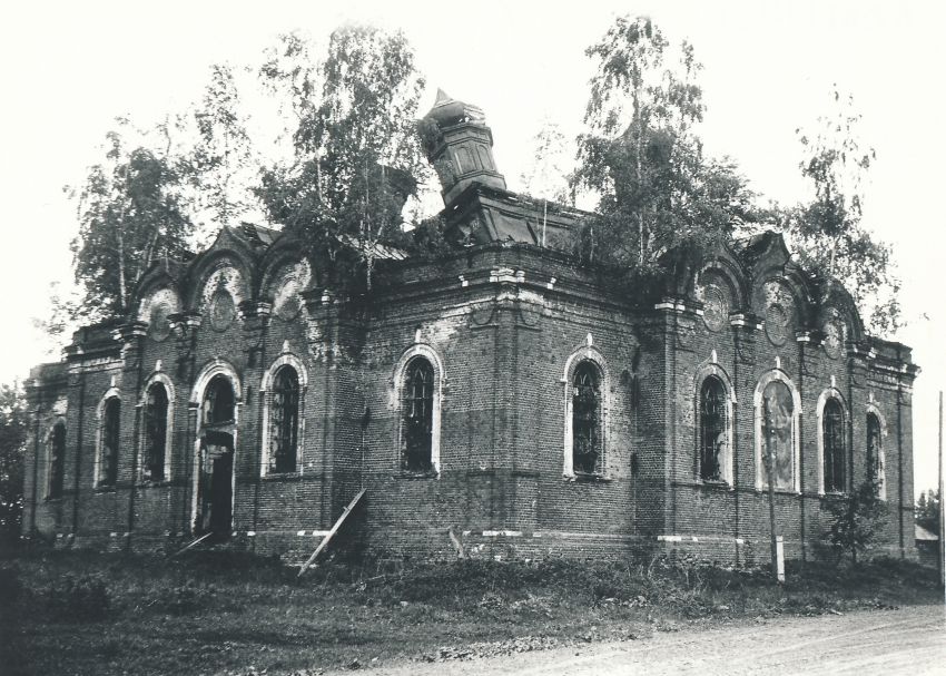 Церковь Тихвинской иконы Божией Матери (?), Колычёво (Клепиковский район, Рязанская область). фасады, Собственная съемка