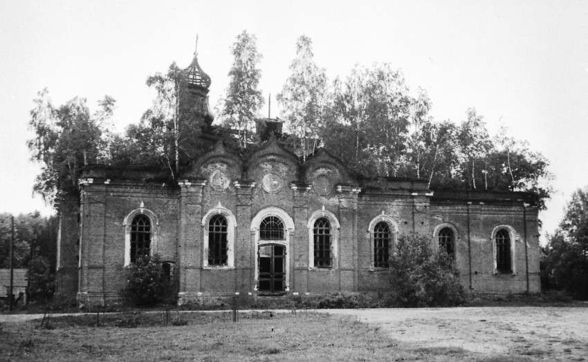 Колычёво. Церковь Тихвинской иконы Божией Матери (?). фасады