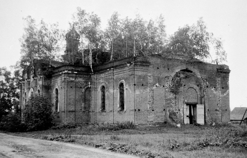 Колычёво. Церковь Тихвинской иконы Божией Матери (?). фасады