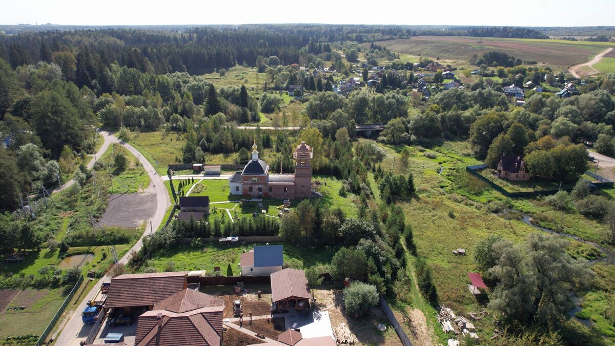 Церковь Рождества Христова, Филатово (Истринский городской округ и ЗАТО Восход, Московская область). общий вид в ландшафте
