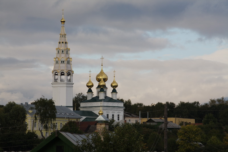 Никольский женский монастырь, Приволжск (Приволжский район, Ивановская область). общий вид в ландшафте