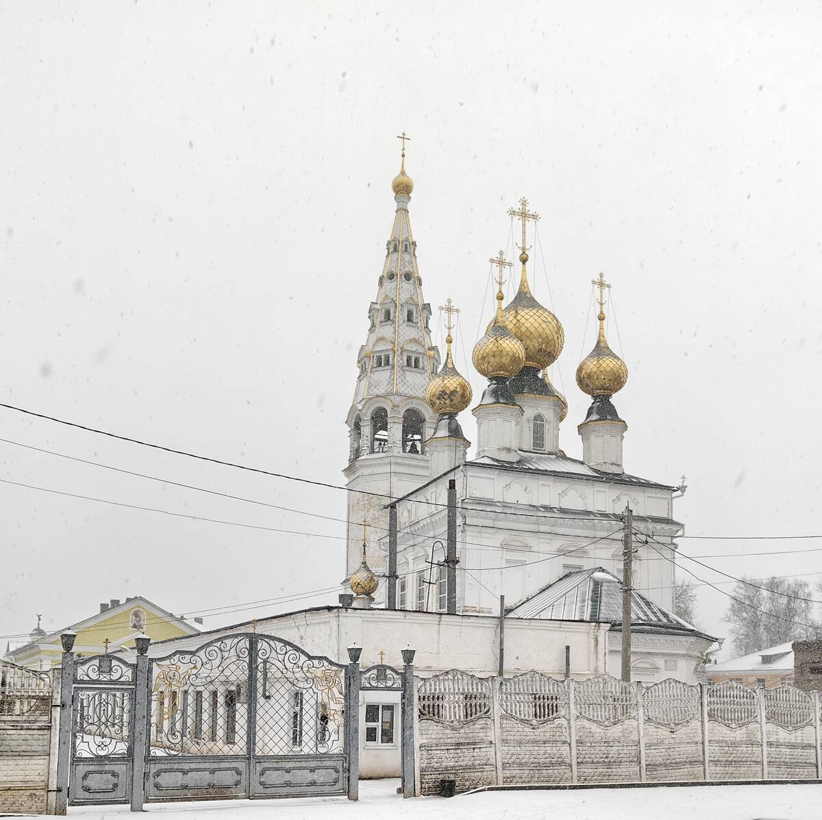 Никольский женский монастырь, Приволжск (Приволжский район, Ивановская область). общий вид в ландшафте