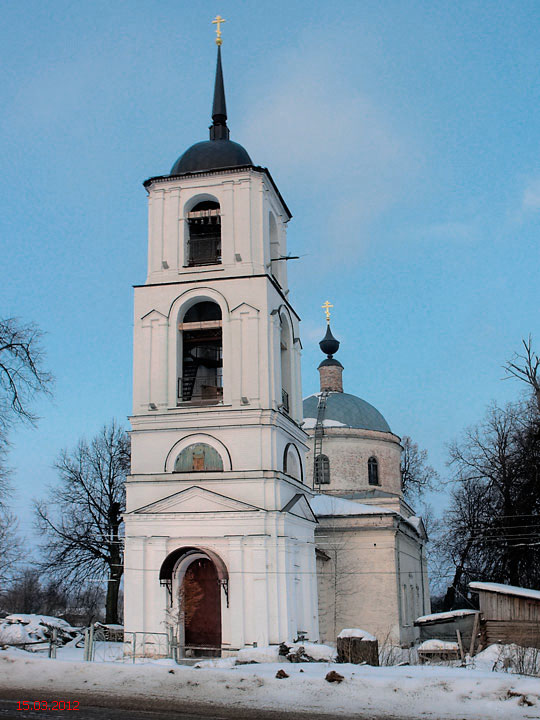 Церковь Богоявления Господня (Симеона Столпника), Большое Семёновское (Талдомский городской округ и г. Дубна, Московская область). фасады