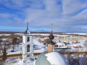 Церковь Богоявления Господня (Симеона Столпника), Завершение храма, фото с квадрокоптера<br>, Большое Семёновское, Талдомский городской округ и г. Дубна, Московская область