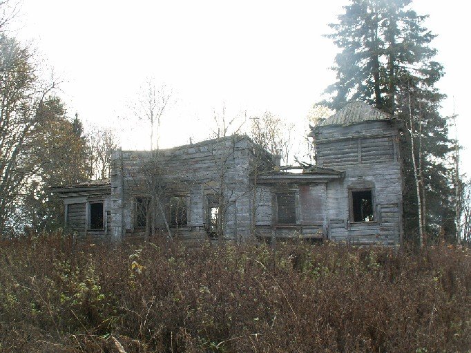Церковь Петра и Павла, Кузра, урочище (Подпорожский район, Ленинградская область). общий вид в ландшафте