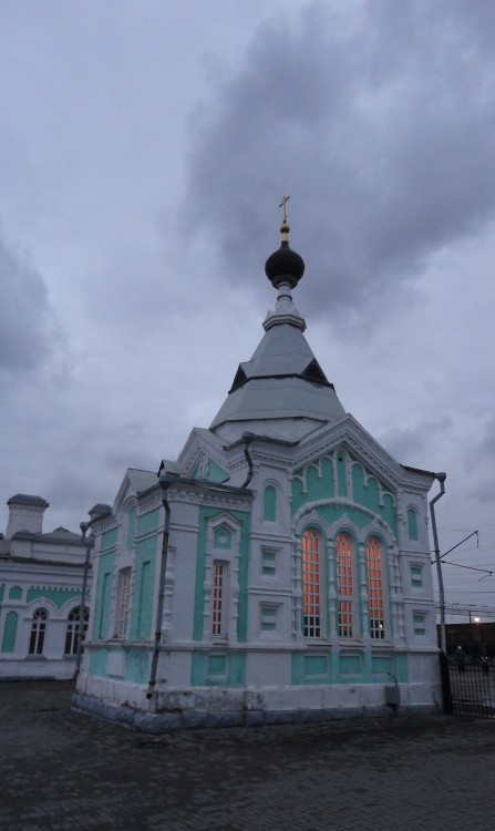 Часовня Николая Чудотворца, Череповец (Череповец, город, Вологодская область). фасады, Северный и восточный фасады. (вид с привокзальной площади)
